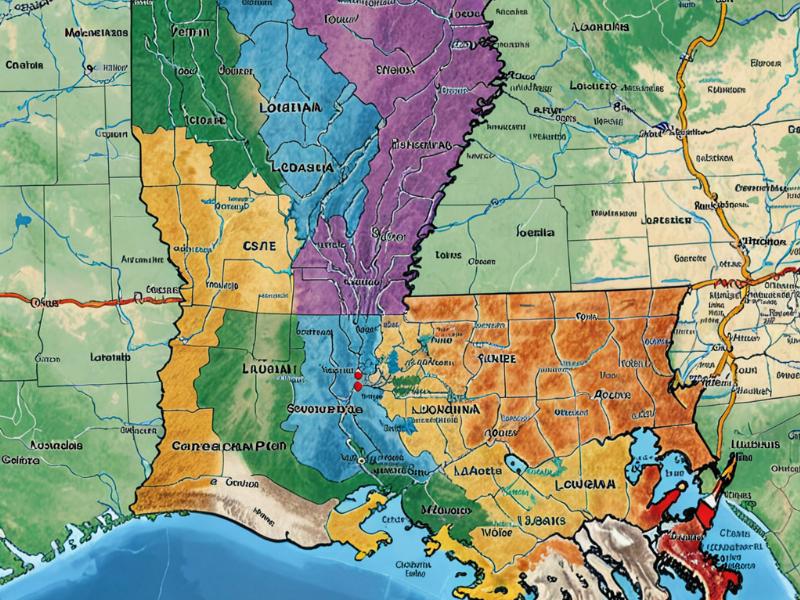 Louisiana service coverage map