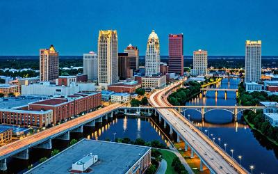 Shreveport downtown area